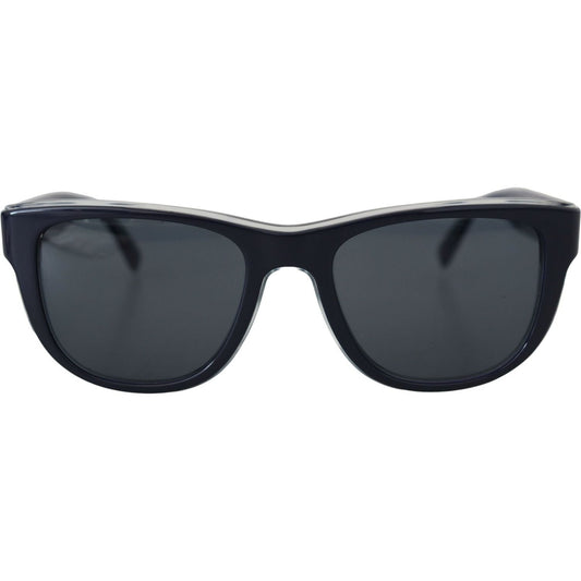 Dolce & Gabbana Chic Blue Acetate Designer Sunglasses blue-dg4284-plastic-full-rim-mirror-lens-sunglasses