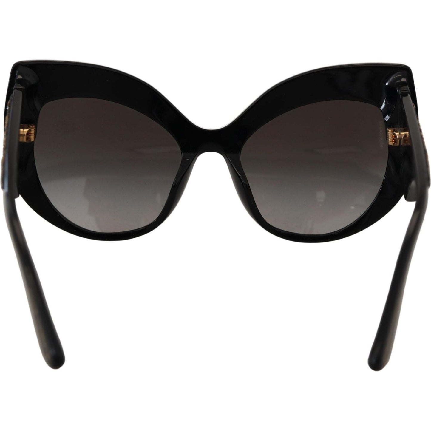 Dolce & Gabbana Butterfly Polarized Sequin Sunglasses black-gold-sequin-butterfly-polarized-dg4326-sunglasses