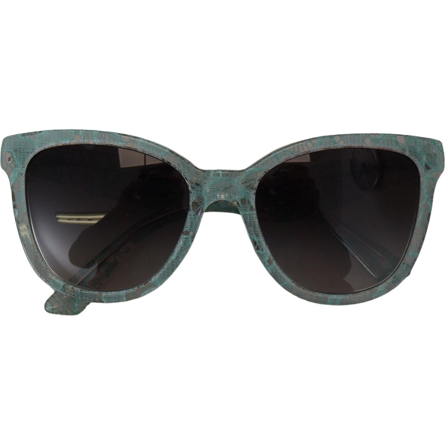 Dolce & Gabbana Elegant Sicilian Lace Designer Sunglasses blue-lace-acetate-crystal-round-dg4190-sunglasses