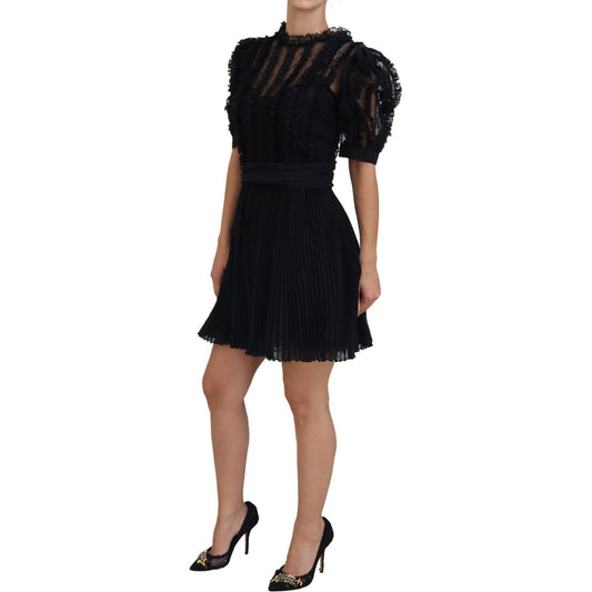 Elegant Lace Detailed A-Line Mini Dress