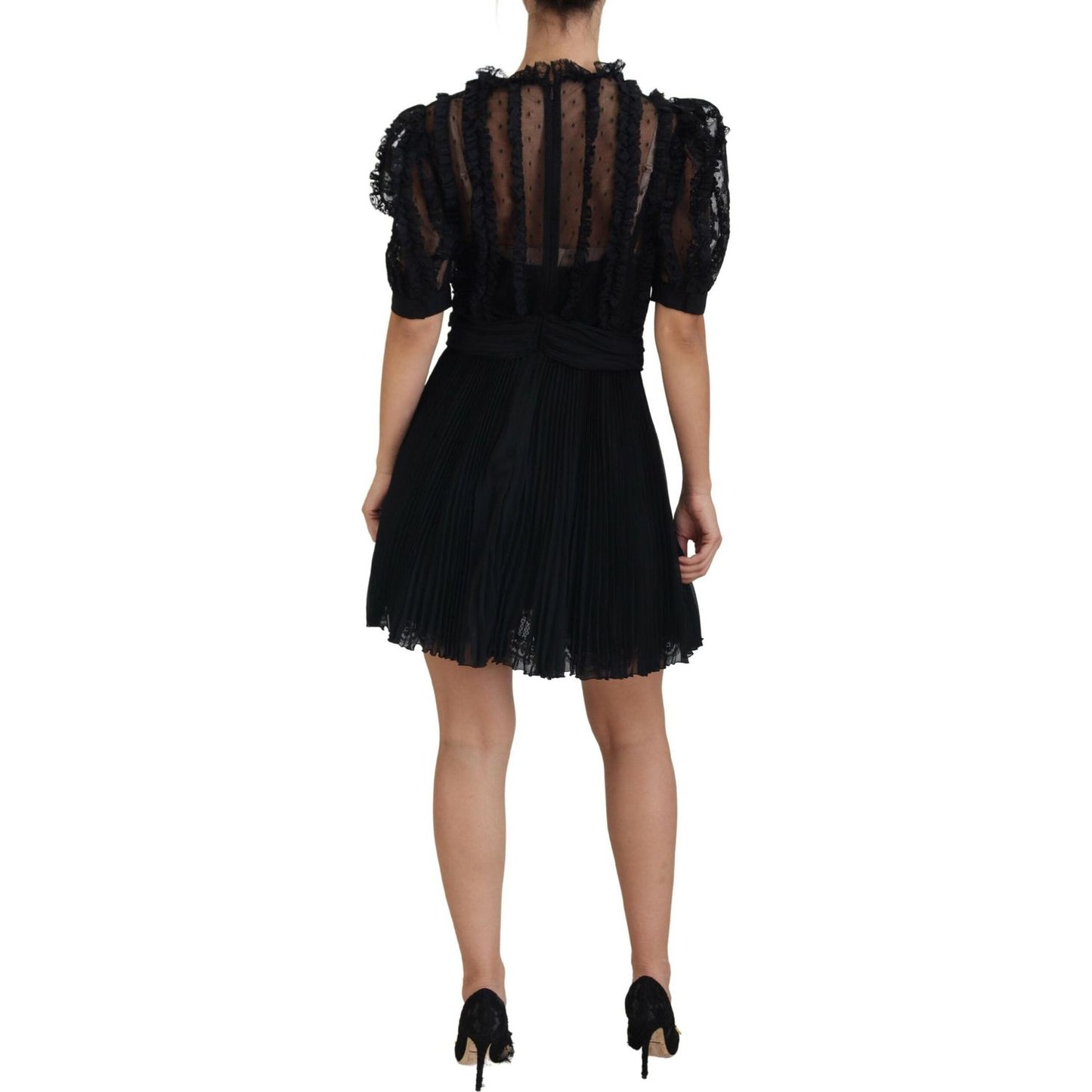 Elegant Lace Detailed A-Line Mini Dress