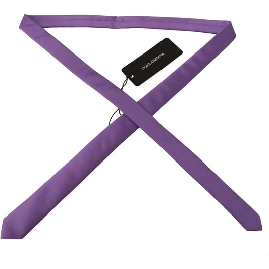 Dolce & GabbanaElegant Purple Silk Bow TieMcRichard Designer Brands£169.00
