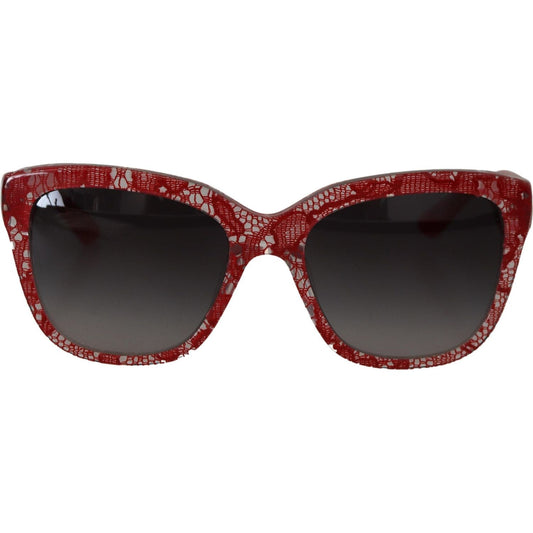 Dolce & GabbanaElegant Red Lace-Insert SunglassesMcRichard Designer Brands£179.00