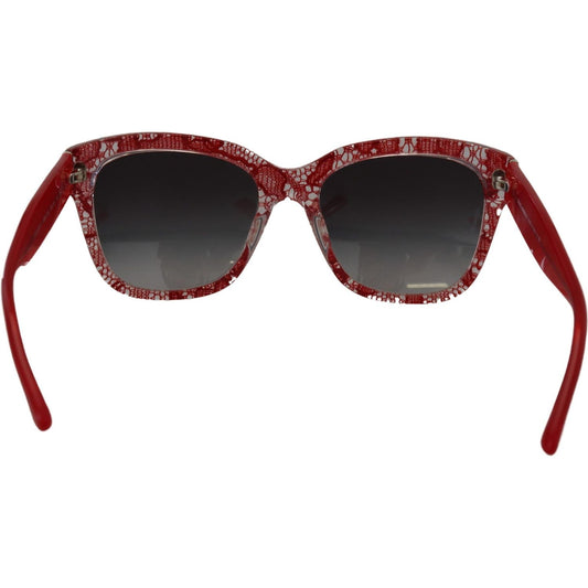 Dolce & GabbanaElegant Red Lace-Insert SunglassesMcRichard Designer Brands£179.00