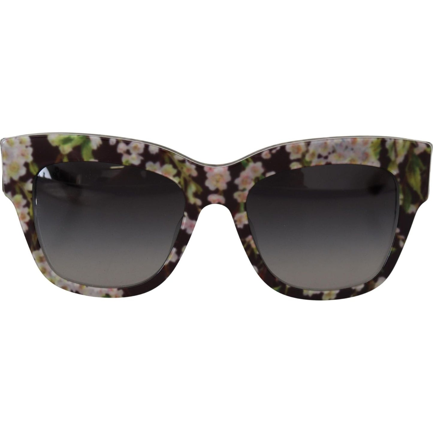 Dolce & Gabbana Elegant Multicolor Gradient Sunglasses black-floral-acetate-rectangle-shades-dg4231f-sunglasses