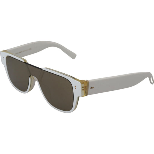 Dolce & GabbanaElegant White Acetate Sunglasses for WomenMcRichard Designer Brands£209.00