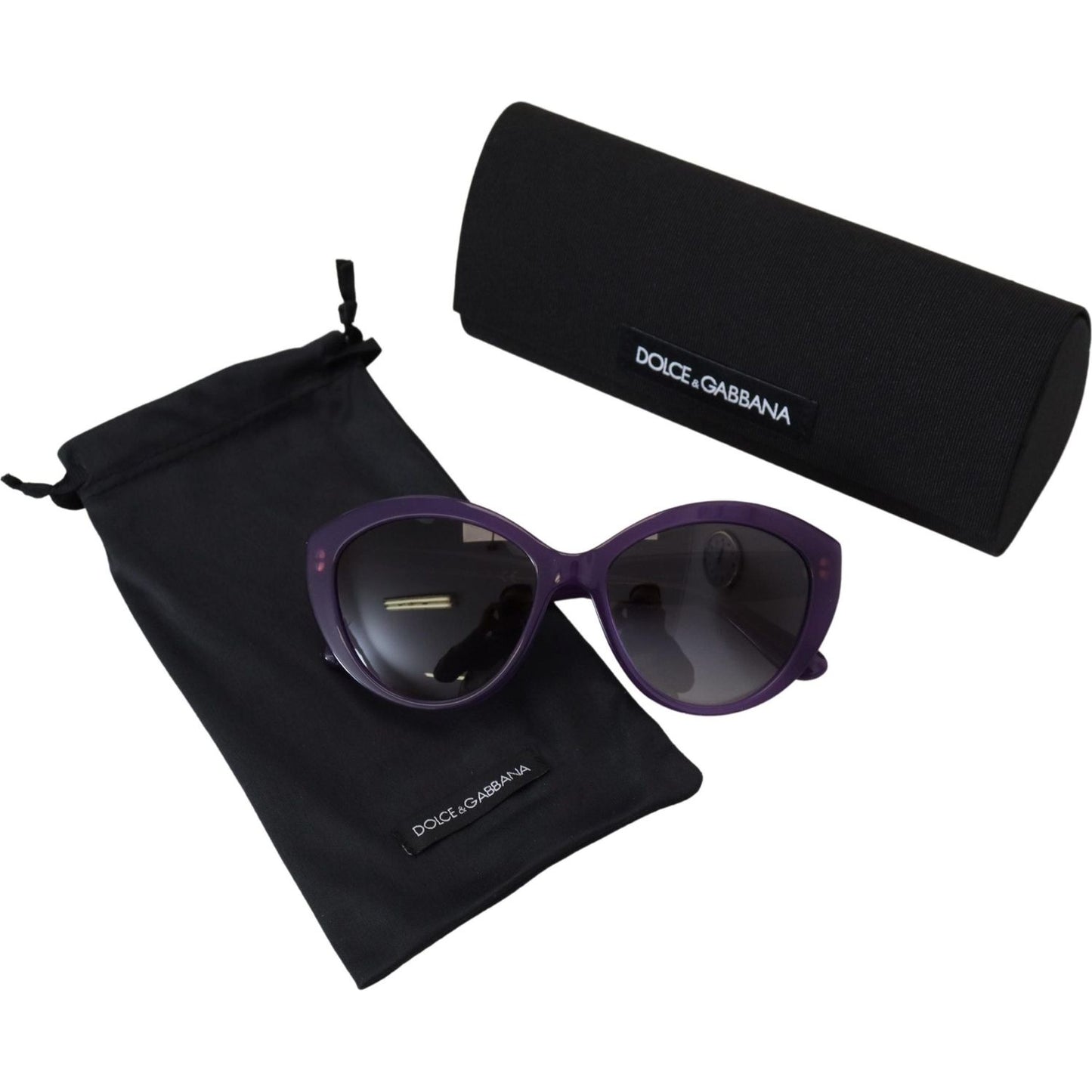Dolce & Gabbana Chic Purple Cat-Eye Designer Sunglasses purple-translucent-cat-eye-frame-dg4239-sunglasses