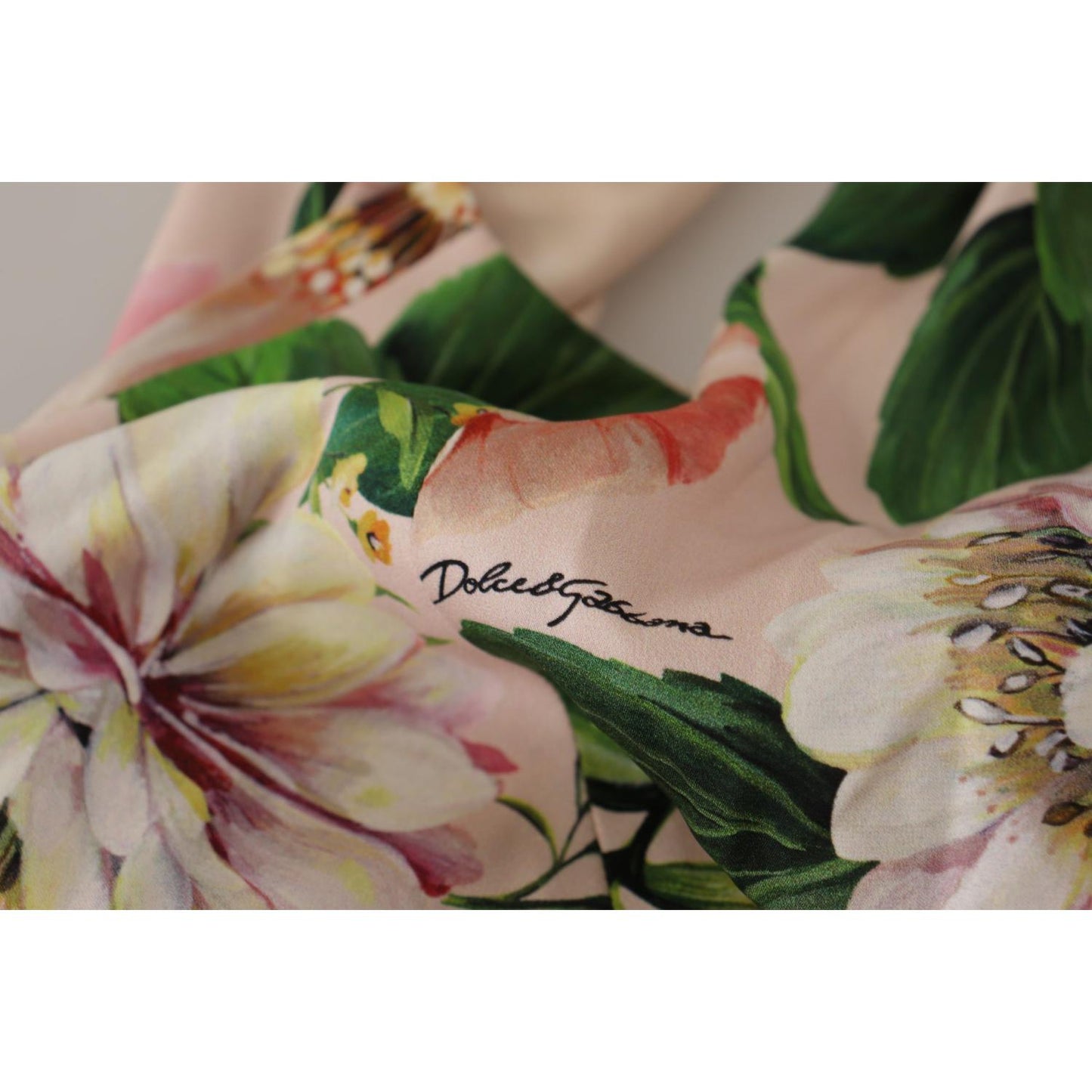 Dolce & Gabbana Elegant Floral Silk Wrap Dress elegant-floral-silk-wrap-dress