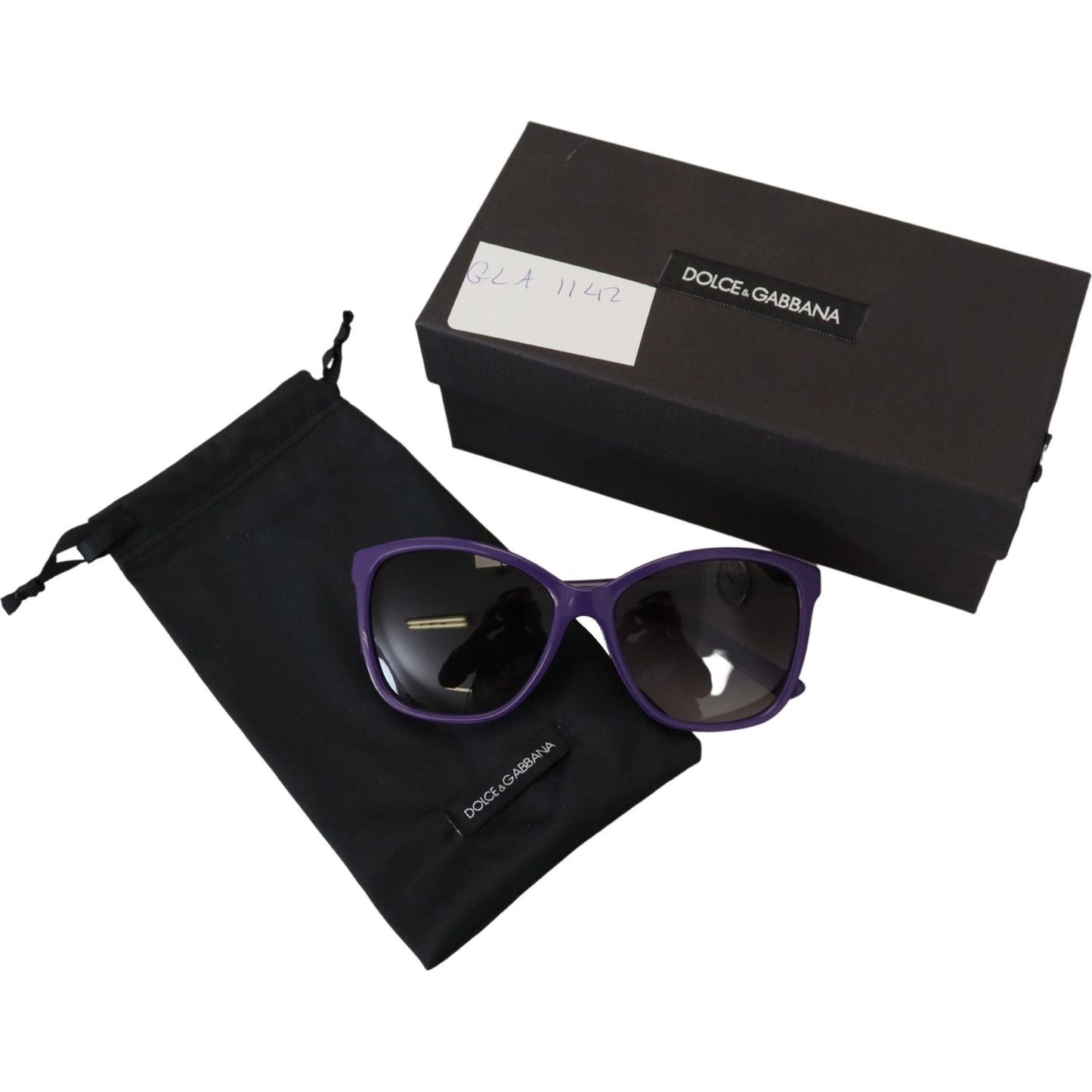 Dolce & Gabbana Elegant Violet Round Sunglasses for Women violet-acetate-frame-round-shades-dg4170m-sunglasses