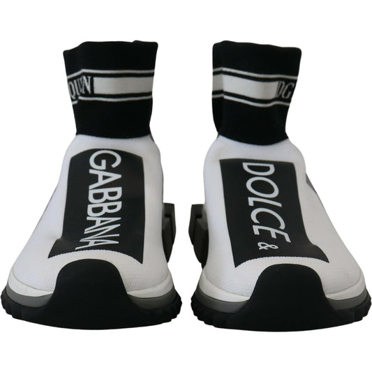 Dolce & GabbanaChic Black and White Sorrento Slip-On SneakersMcRichard Designer Brands£419.00