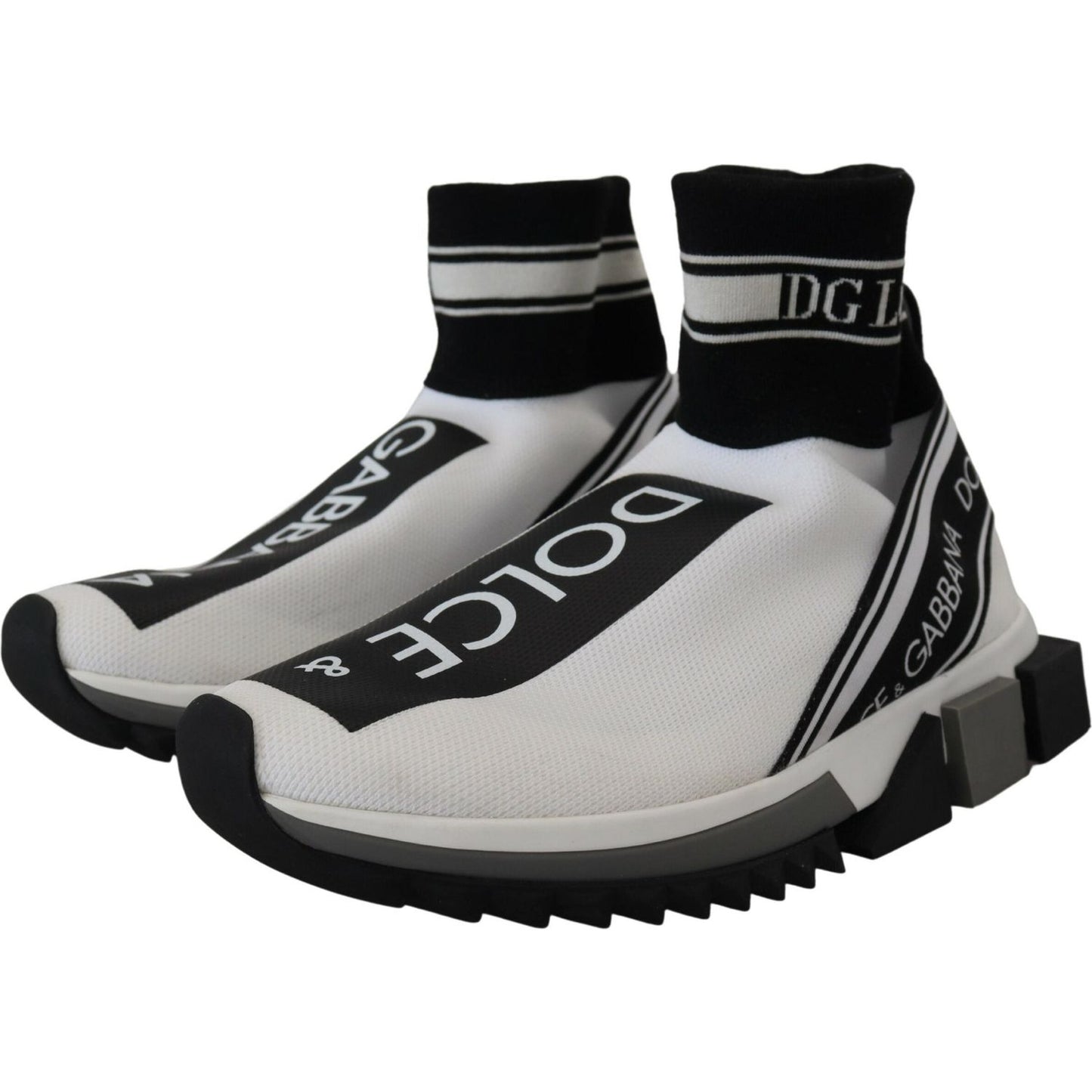 Dolce & GabbanaChic Black and White Sorrento Slip-On SneakersMcRichard Designer Brands£419.00
