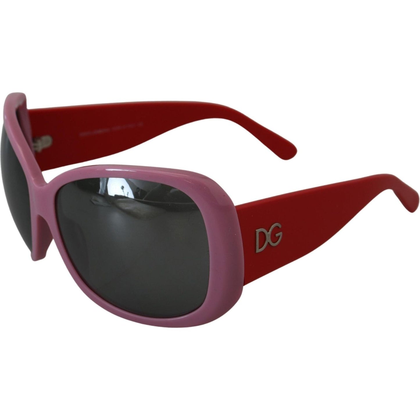 Dolce & Gabbana Chic Oversized UV-Protection Sunglasses pink-red-plastic-frame-oversized-dg4033-sunglasses