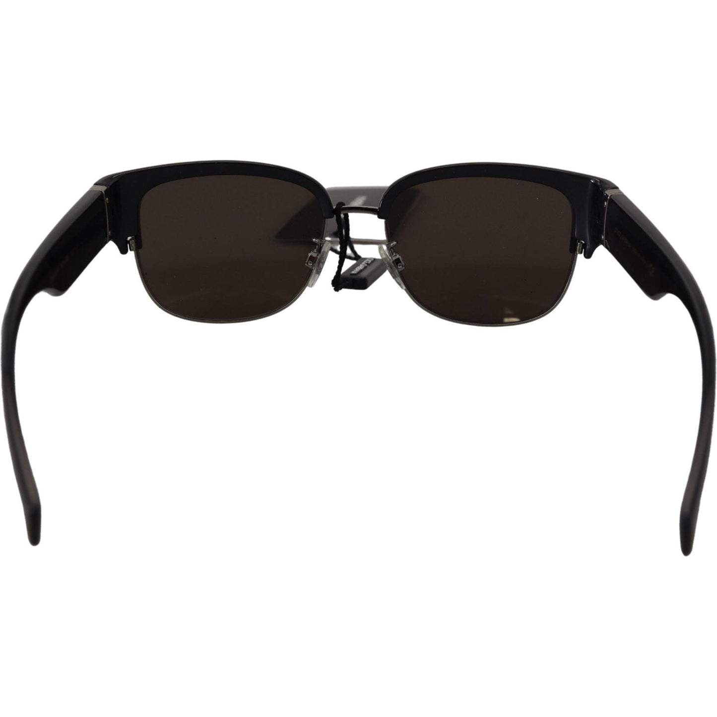 Dolce & Gabbana Elegant Square Black Sunglasses for Women black-plastic-square-frame-dg6137-logo-women-sunglasses