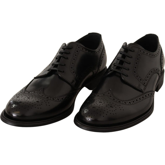 Dolce & Gabbana | Elegant Wingtip Derby Oxford Shoes| McRichard Designer Brands   