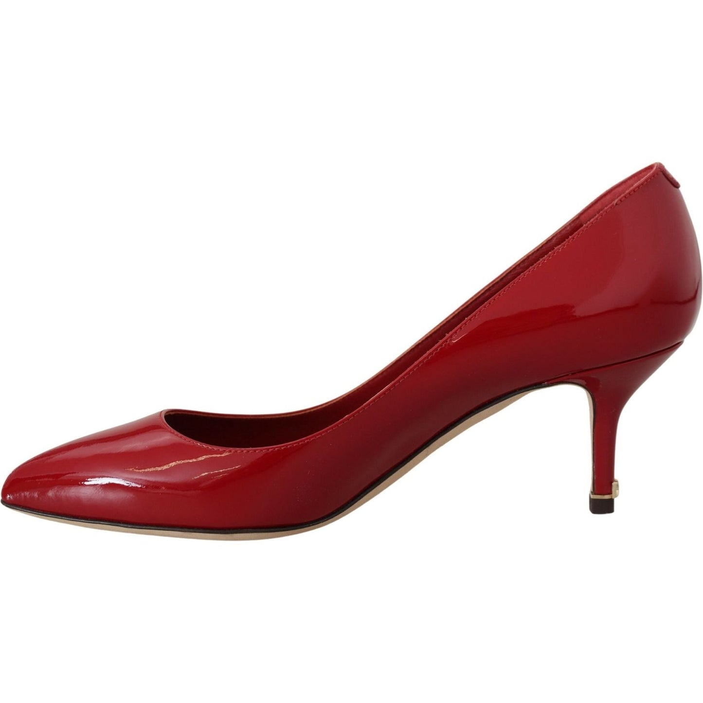 Dolce & Gabbana | Exquisite Red Patent Leather Pumps| McRichard Designer Brands   
