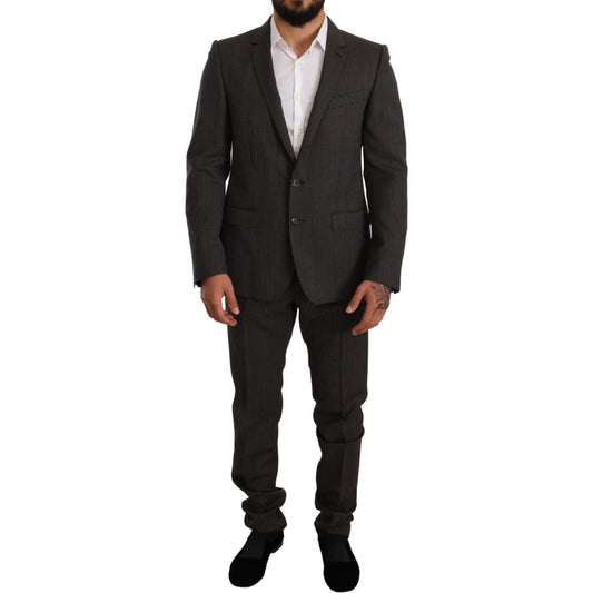 Dolce & GabbanaElegant Gray Martini Woolen Suit SetMcRichard Designer Brands£1059.00