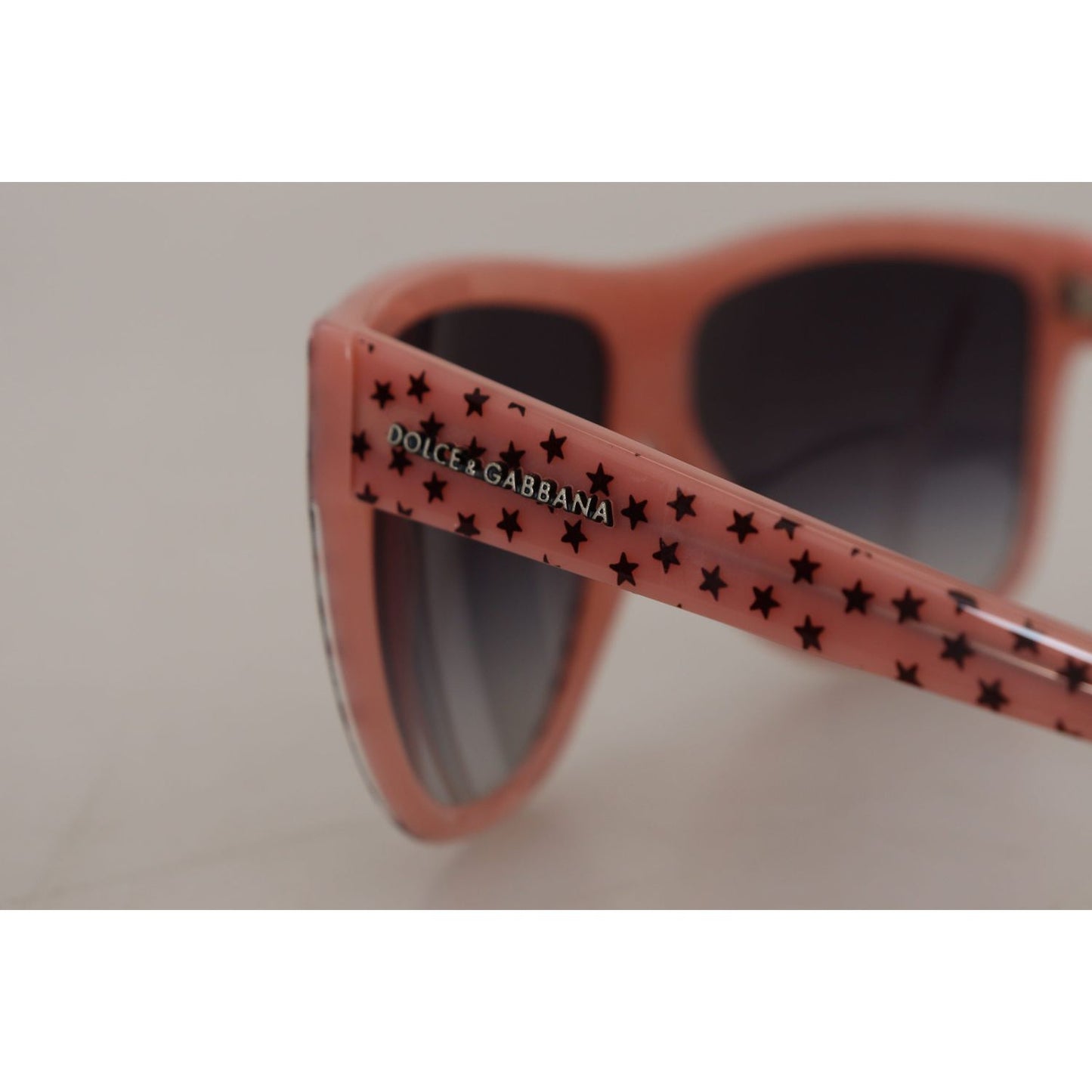 Dolce & Gabbana Elegant Pink Gradient Sunglasses for Women pink-acetate-frame-stars-embellishment-dg4124-sunglasses-1