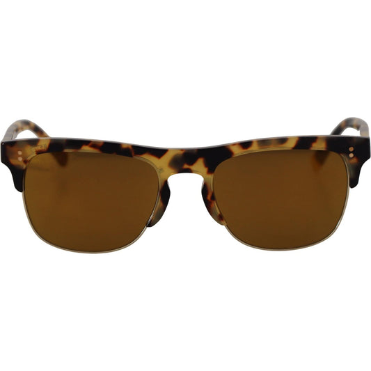 Dolce & Gabbana Chic Acetate Designer Sunglasses brown-gold-acetate-havana-dg430a-sunglasses