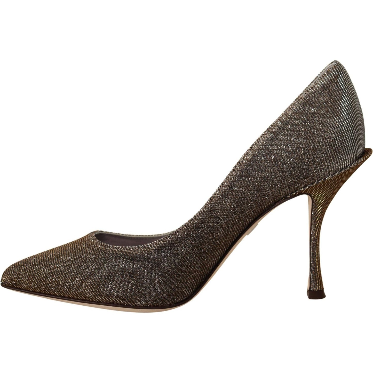 Dolce & Gabbana | Elegant Silver Heels Pumps Classic| McRichard Designer Brands   