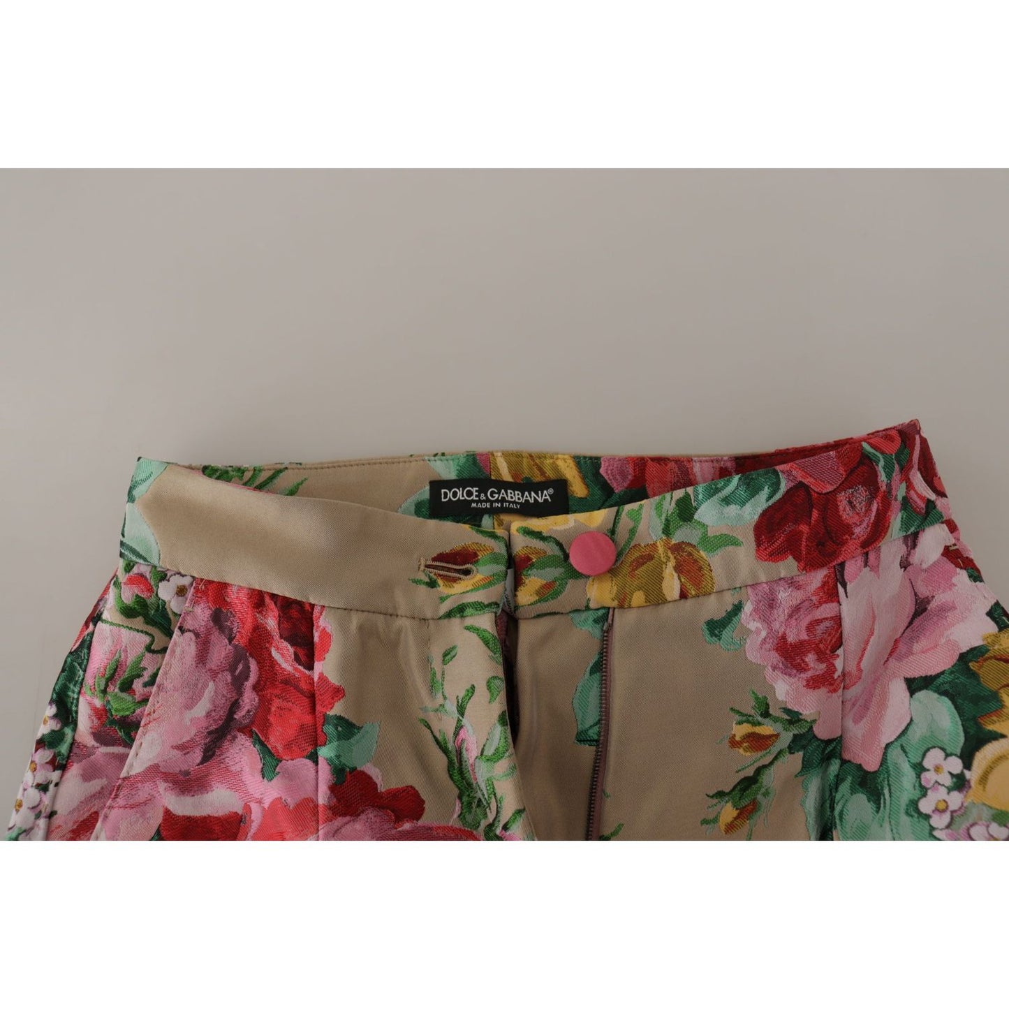 Dolce & Gabbana Floral High-Waist Dress Pants floral-high-waist-dress-pants