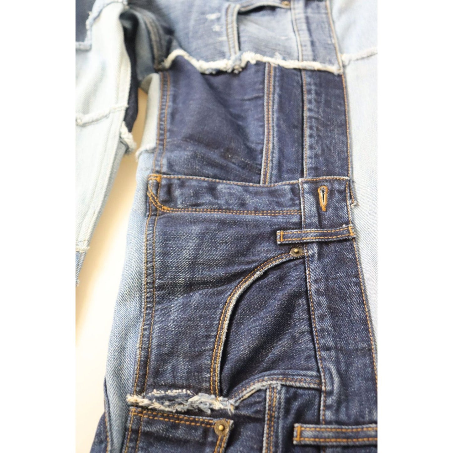 Dolce & Gabbana High Waist Skinny Couture Jeans multicolor-patchwork-high-waist-denim-jeans