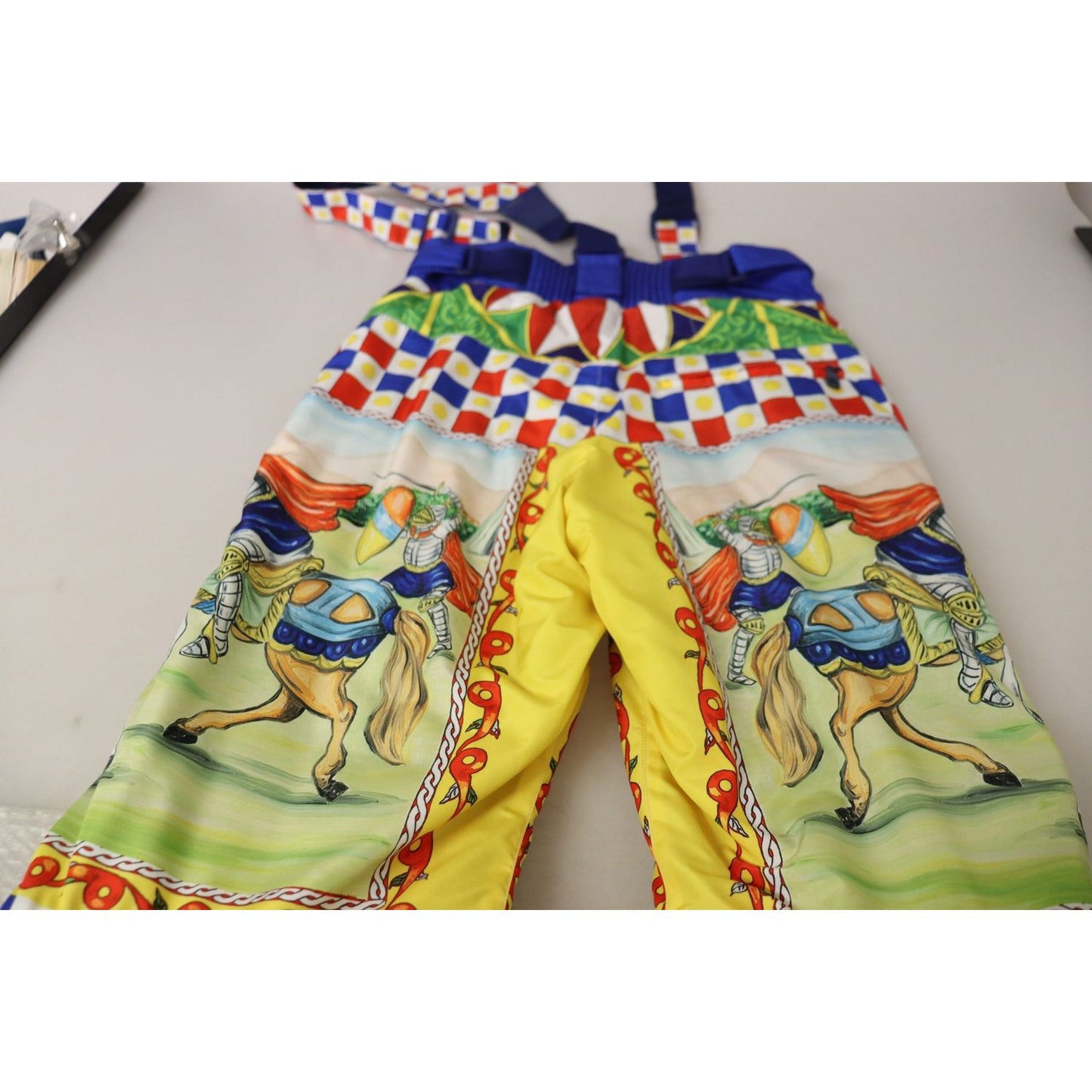Dolce & Gabbana Multicolor High Waist Snow Pants multicolor-printed-snow-trouser-pants