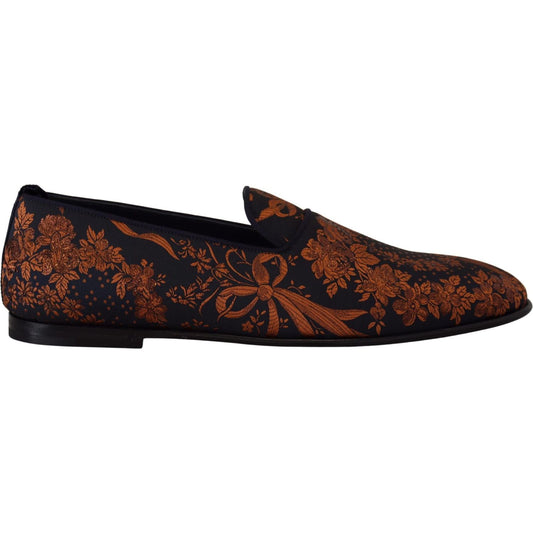 Dolce & GabbanaElegant Floral Slip-On LoafersMcRichard Designer Brands£499.00