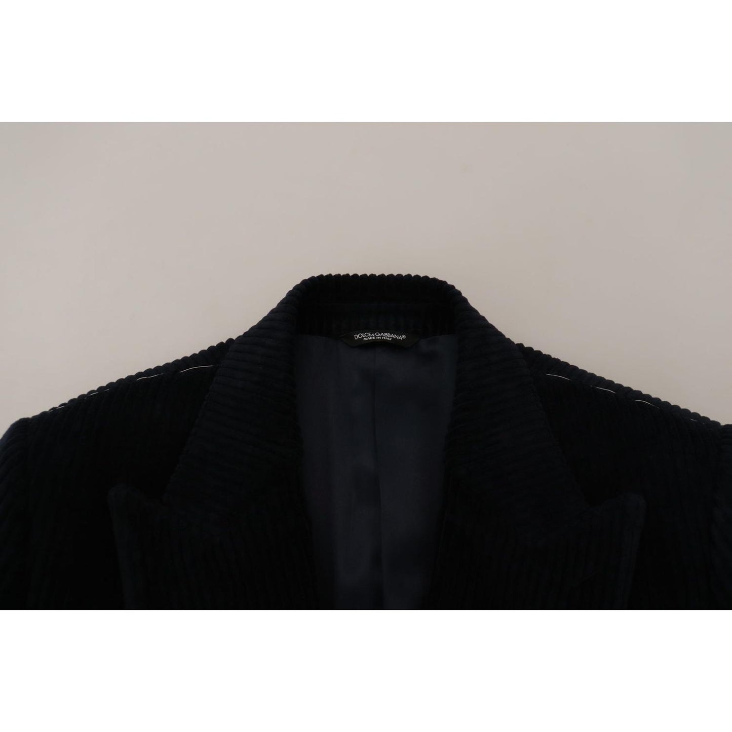 Dolce & Gabbana Elegant Black Cotton Long Cardigan Jacket black-cotton-cardigan-long-coat-men-jacket