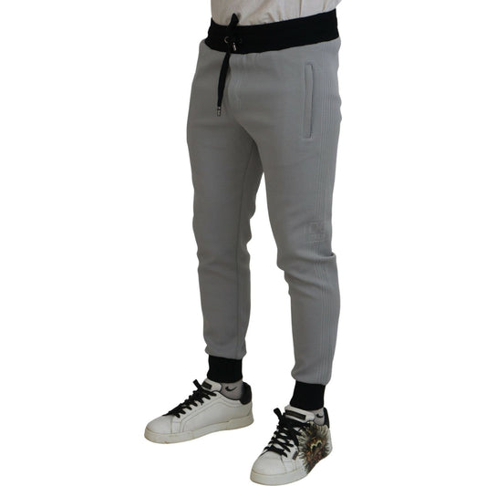 Dolce & Gabbana Elegant Grey Jogger Pants gray-polyester-sweatpants-jogger-pants