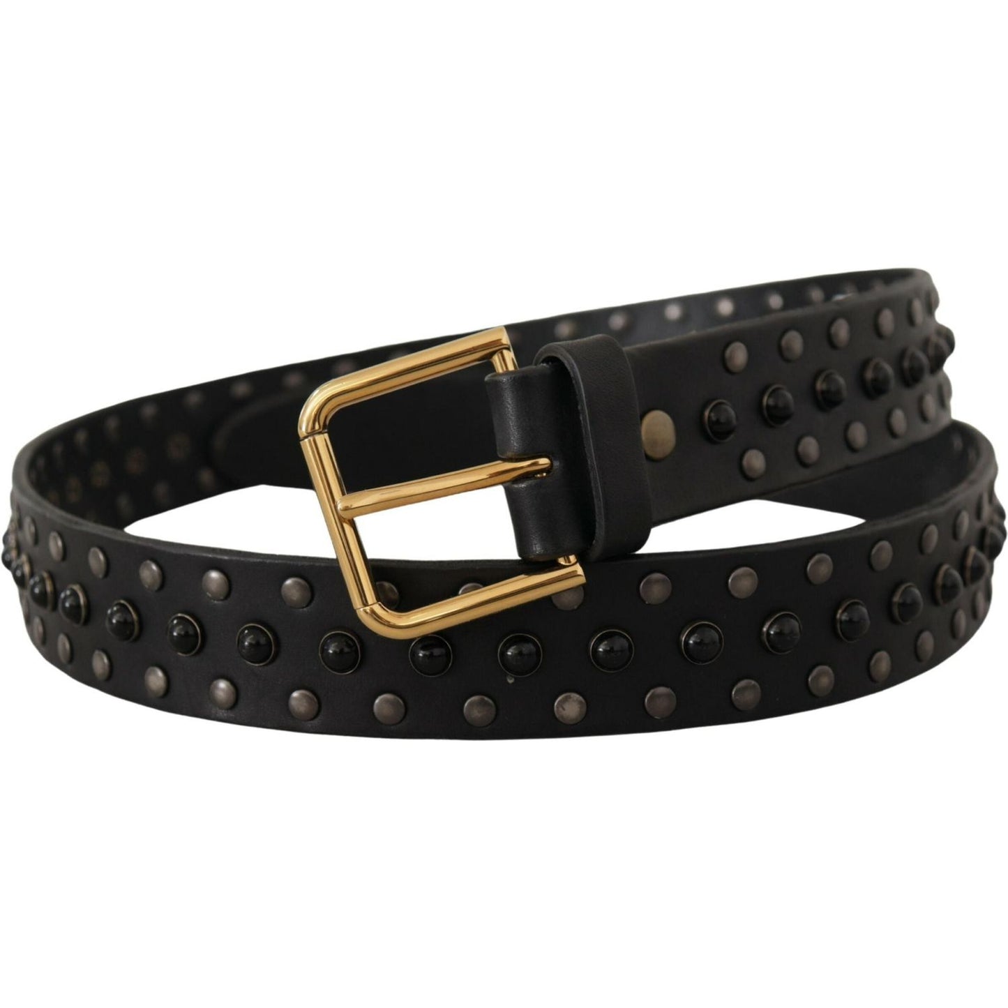 Dolce & GabbanaElegant Leather Belt with Logo Engraved BuckleMcRichard Designer Brands£359.00