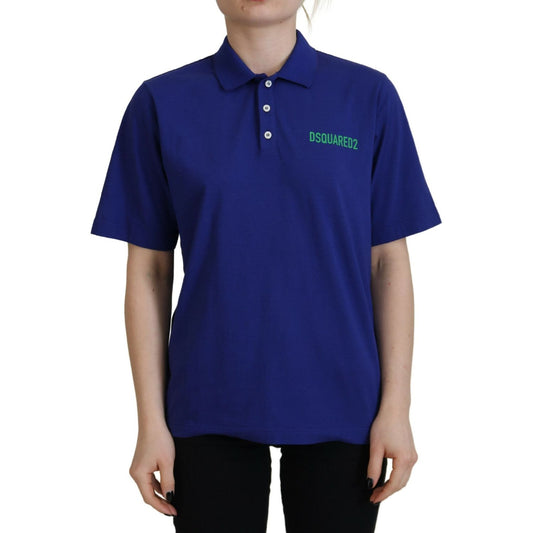 Dsquared²Blue Collared Writings Polo Short Sleeves T-shirtMcRichard Designer Brands£219.00