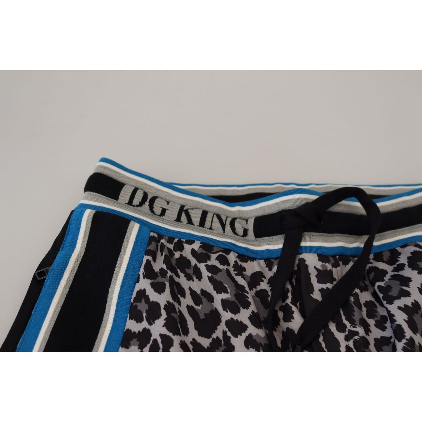 Dolce & Gabbana Chic Multicolor Jogger Pants multicolor-dg-king-leopard-print-jogger-pants