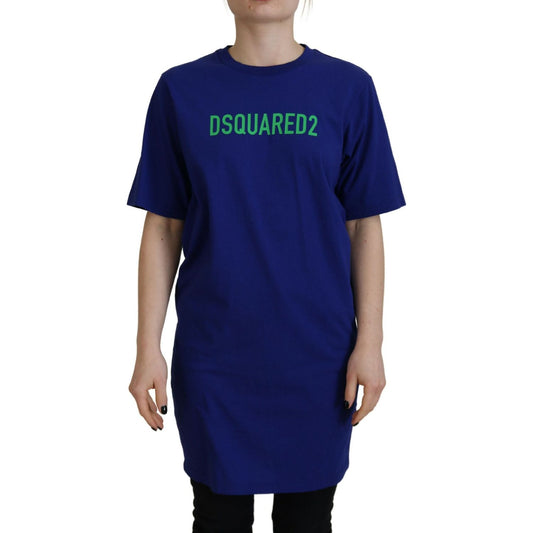 Dsquared²Blue Logo Cotton Crewneck Short Sleeve Tee T-shirtMcRichard Designer Brands£199.00