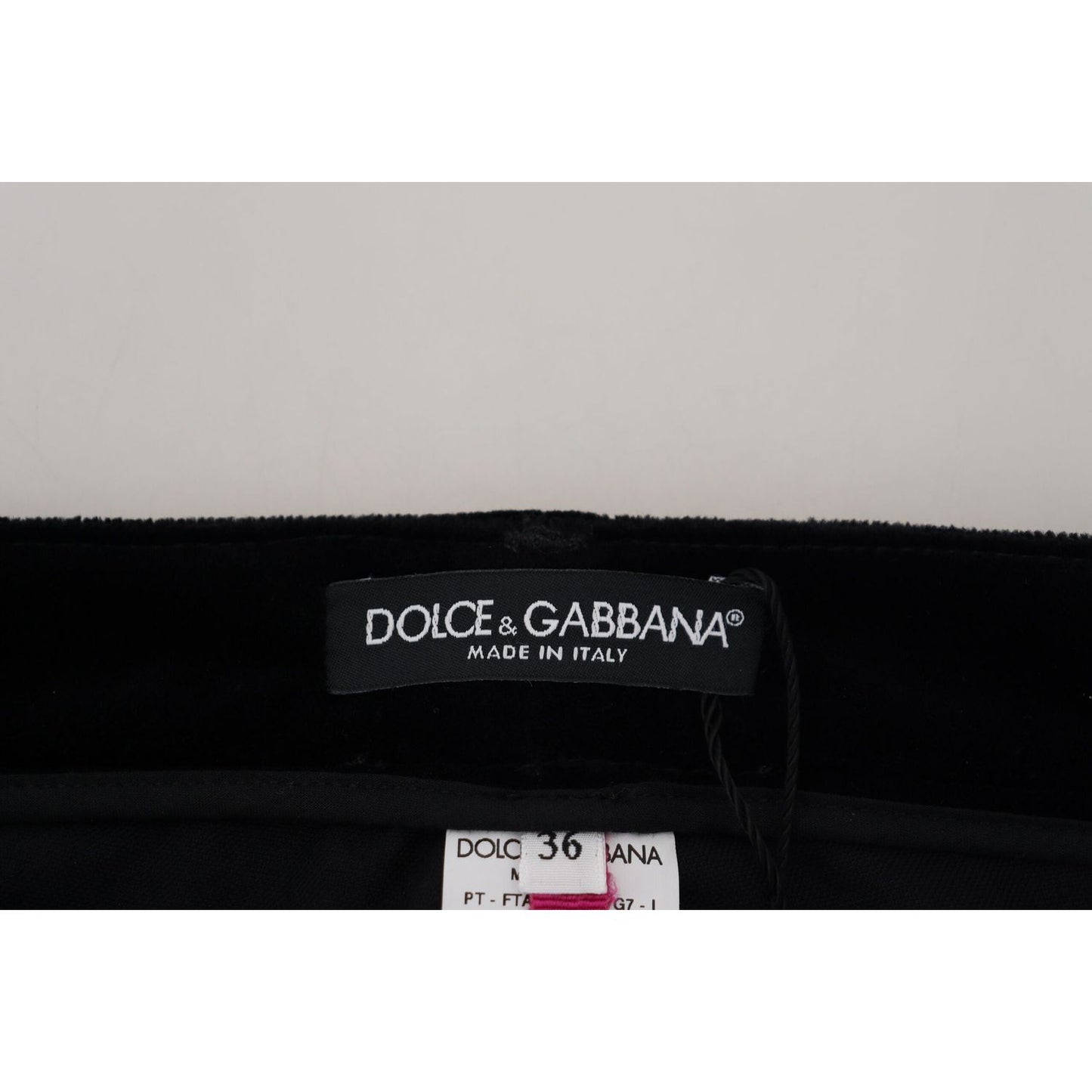 Dolce & Gabbana Chic Black Mid Waist Skinny Jeans chic-black-mid-waist-skinny-jeans