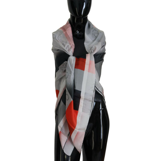 Costume NationalElegant Checkered Silk ScarfMcRichard Designer Brands£109.00