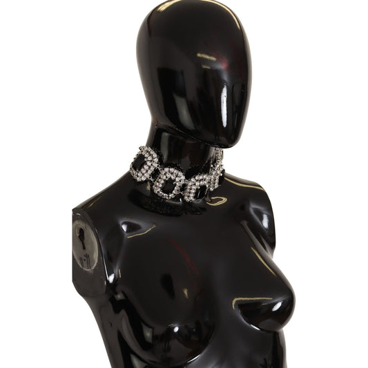 Dolce & Gabbana | Elegant Crystal Choker Necklace| McRichard Designer Brands   