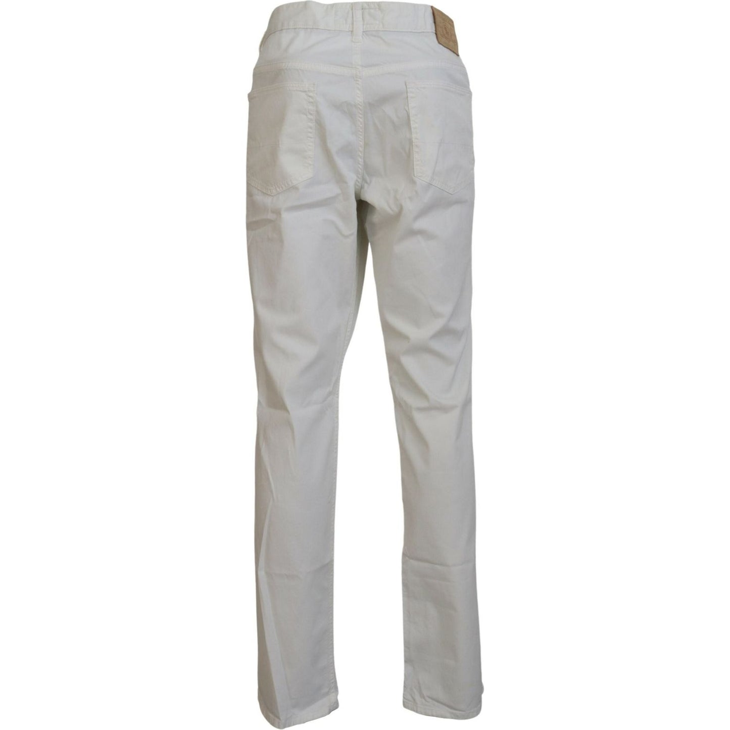 Ralph Lauren Elegant Ivory Straight-Fit Denim Jeans ivory-cotton-straight-fit-men-denim-jeans