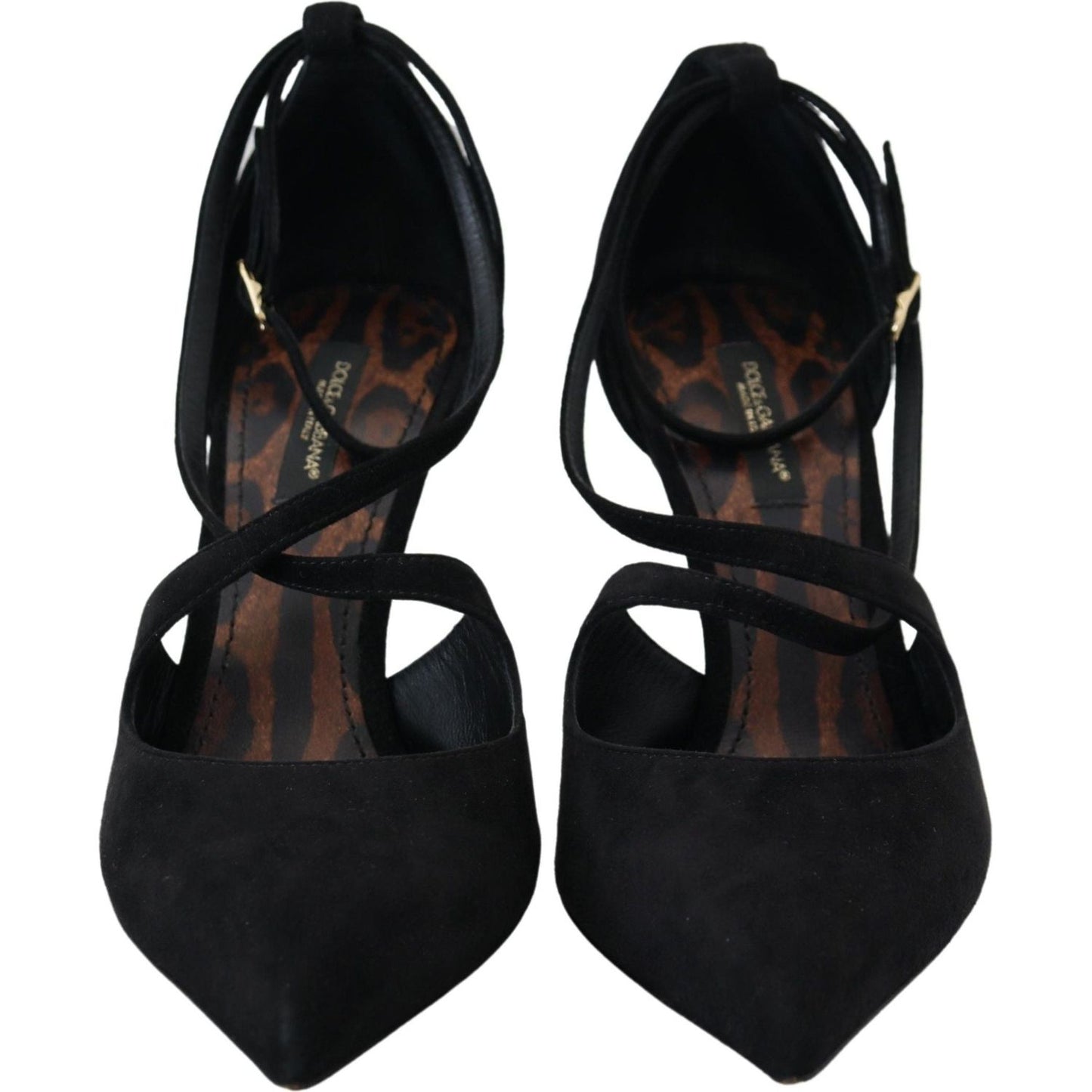 Dolce & GabbanaElegant Ankle Strap Suede HeelsMcRichard Designer Brands£449.00