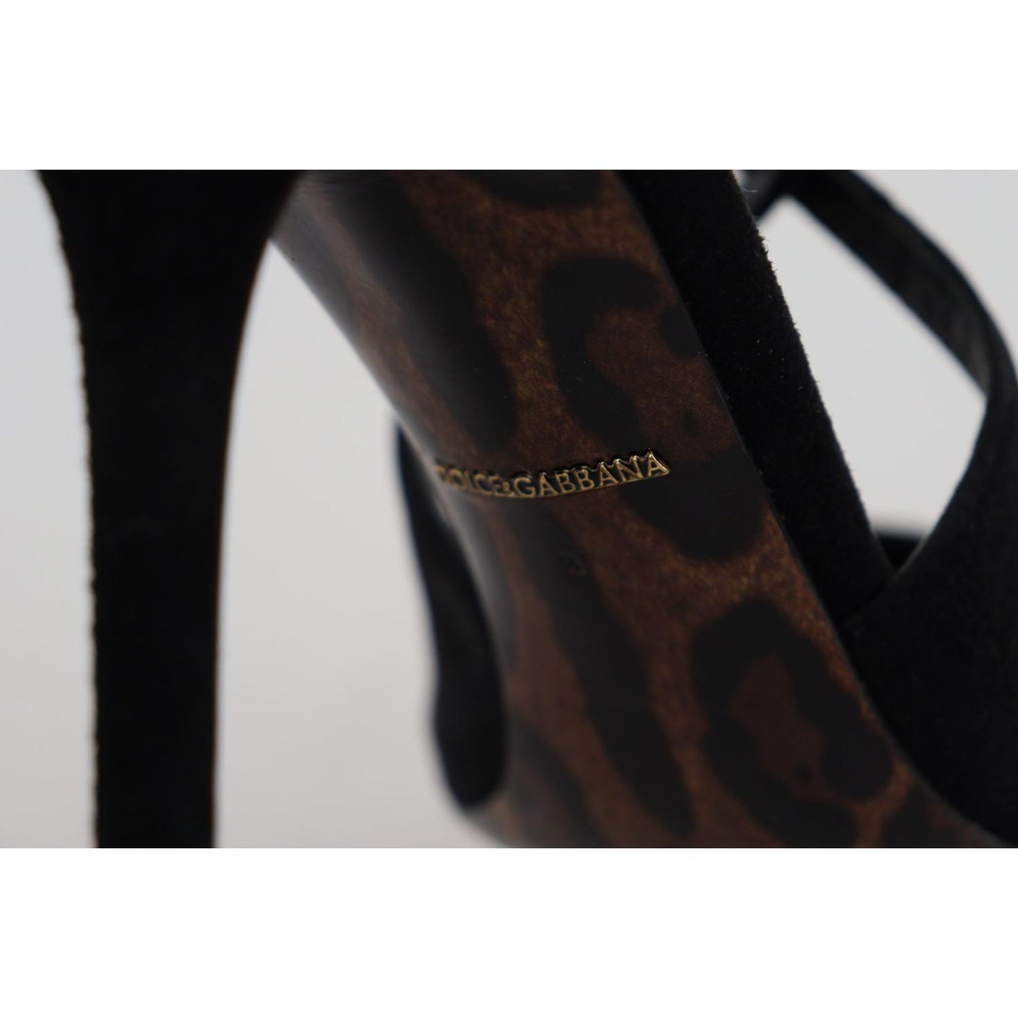 Dolce & Gabbana Elegant Ankle Strap Suede Heels black-suede-ankle-strap-pumps-heels-shoes