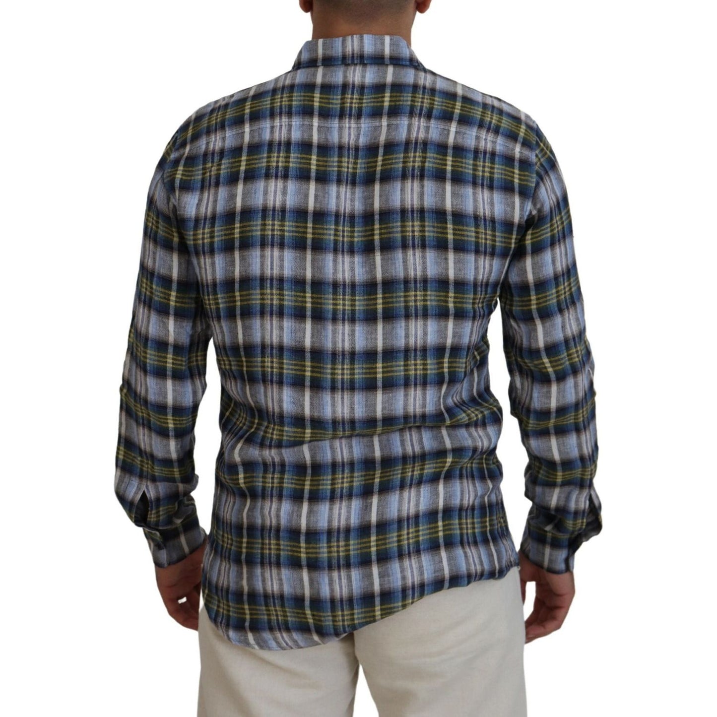 Dsquared²Multicolor Checkered Casual Men Long Sleeves ShirtMcRichard Designer Brands£309.00