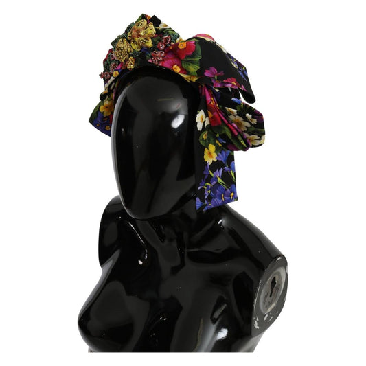 Dolce & GabbanaElegant Floral Silk Headband Diadem TiaraMcRichard Designer Brands£619.00