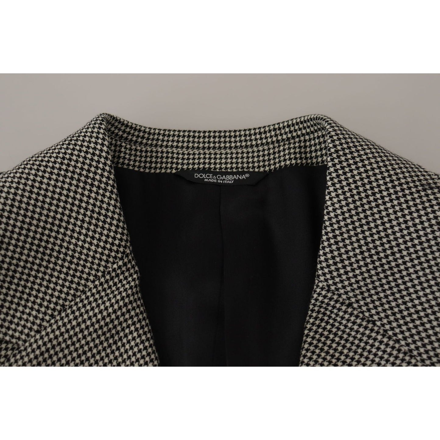Dolce & GabbanaElegant Gray Checkered Wool BlazerMcRichard Designer Brands£1229.00