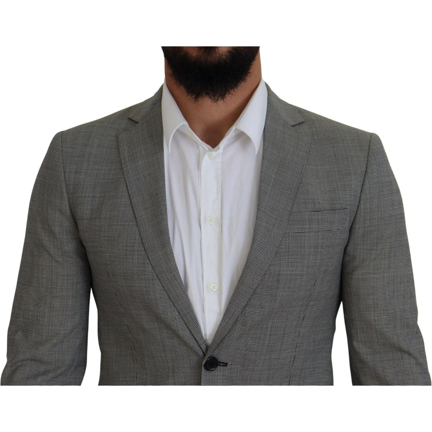 Dsquared² Gray Wool Single Breasted 2 Piece PARIS Suit gray-wool-single-breasted-2-piece-paris-suit