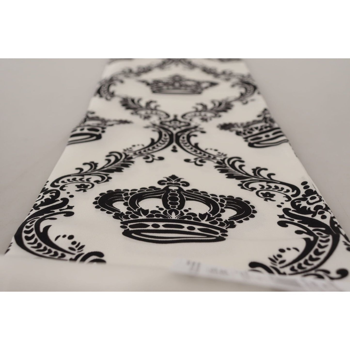 Dolce & Gabbana Royal Crown Printed Silk Men's Scarf royal-crown-printed-silk-mens-scarf