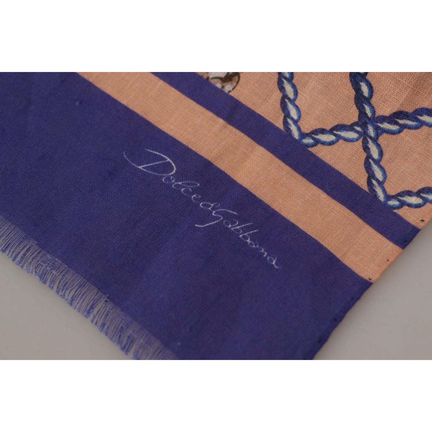 Dolce & GabbanaMulticolor Seashell Linen Scarf for MenMcRichard Designer Brands£279.00