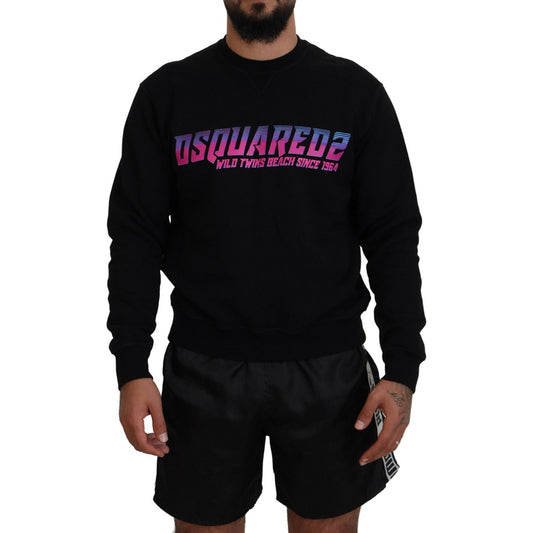 Dsquared²Black Logo Print Long Sleeves Men Pullover SweaterMcRichard Designer Brands£259.00