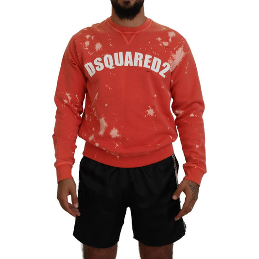 Dsquared²Orange Printed Long Sleeves Pullover SweaterMcRichard Designer Brands£319.00