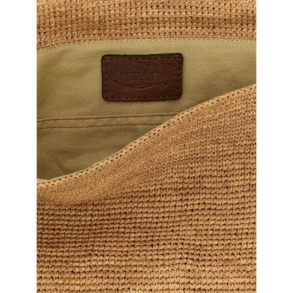 Ibeliv Beige Raffia Handbag