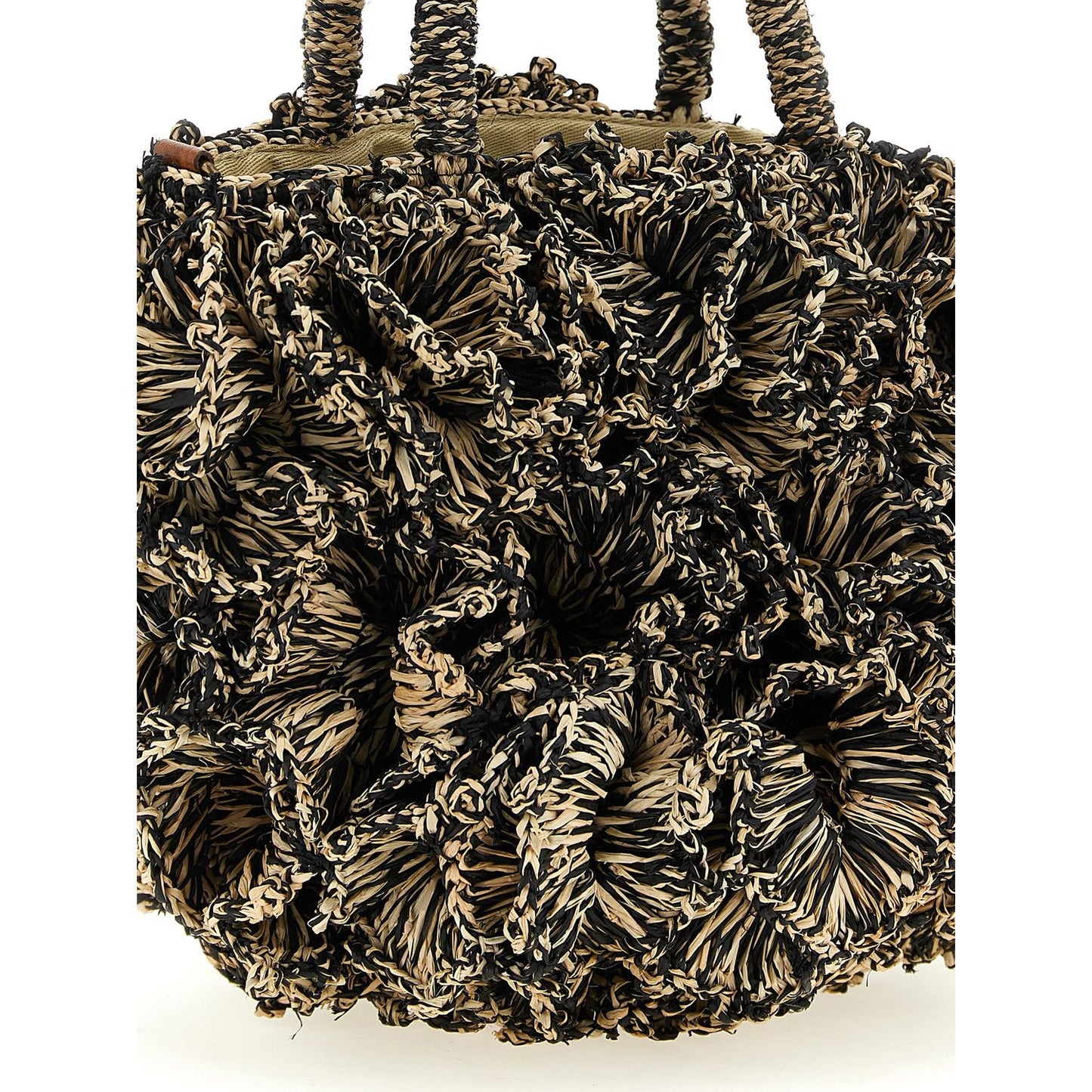 Ibeliv Bicolor Raffia Handbag