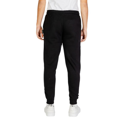 Icon Black And White Cotton Joggers (Workout Pants) Icon